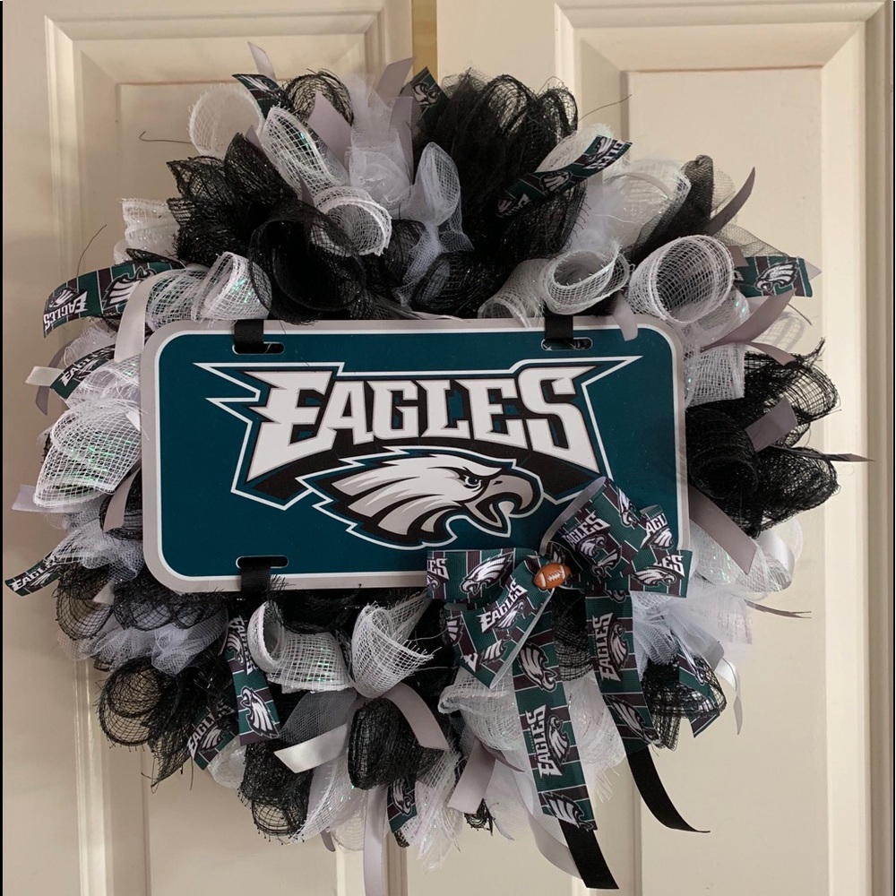 🏈Handmade Philadelphia Eagles Wreath🏈